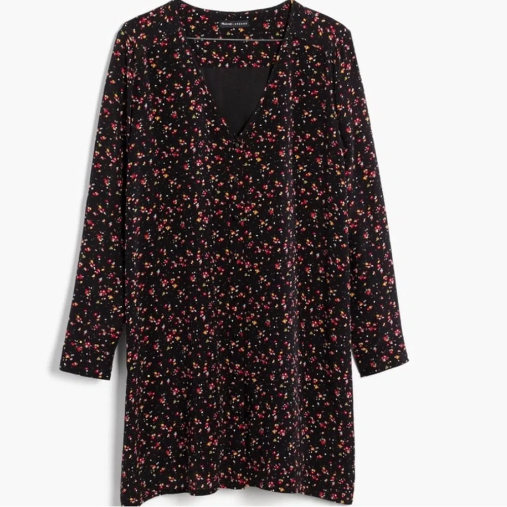 Madewell Sezane Ella Silk mini dress Small Floral ditsy - Picture 3 of 7